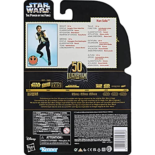 Star Wars Black Series The Power of The Force 2021 Han Solo Exclusive 15 cm Action Figure