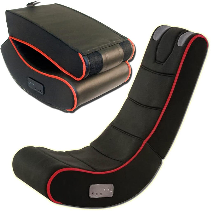 Sports Gaming Chair Cyber Rocker for Adults and Kids with Audio Sounds & Music Compatible