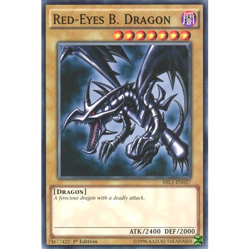MIL1-EN027 1st Ed Red-Eyes B. Dragon Common Card Millennium Pack Yu-Gi-Oh Single Card