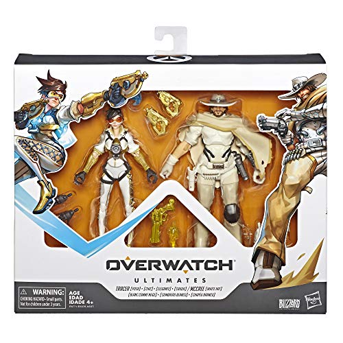 Overwatch Hasbro Ultimate Series Tracer & McCree Fual Pack 6" Collectible Action Figures