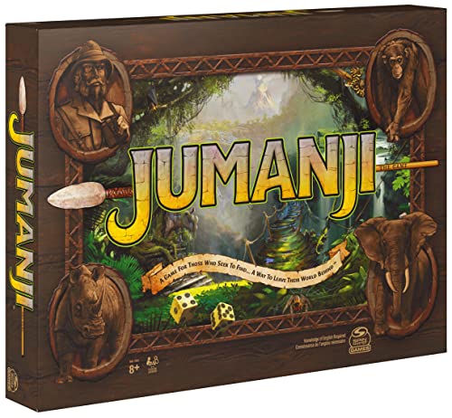 Jumanji The Game, The Classic Adventure Board Game for Kids and Families Aged 8 and Up