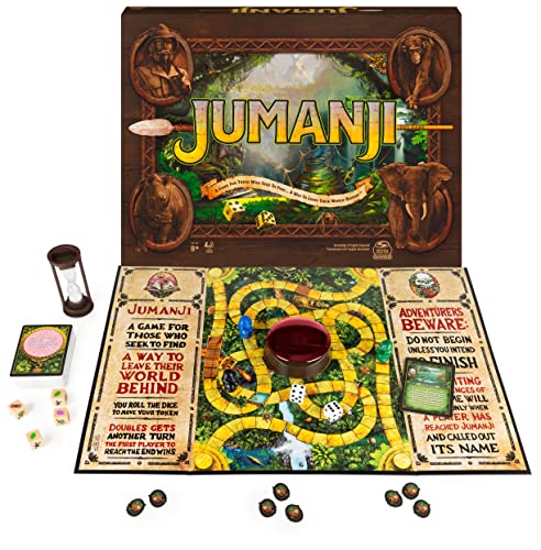 Jumanji The Game, The Classic Adventure Board Game for Kids and Families Aged 8 and Up