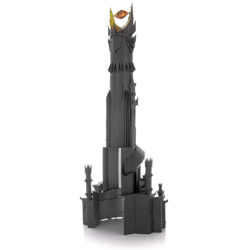 Fascinations Metal Earth Premium Series Lord of The Rings Barad-Dur 3D Metal Model Kit Bundle with Tweezers