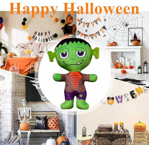 Aisszhao Halloween Stuffed Doll,30cm Hu-lk Plush Pillow Doll Halloween Dolls Plush Doll,Scary Role Plushie Super Soft Cartoon Character Pillow, Stuffed Toys for Kids Birthday