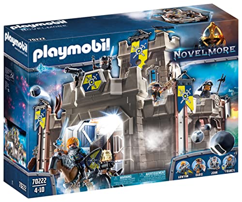 Playmobil 70222 Knights of Novelmore Fortress figures and functions, for Children 5+