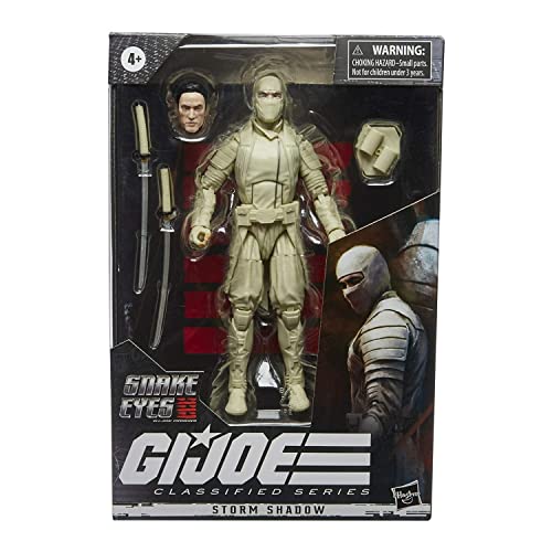 Hasbro G.I. Joe Classified Series 6-Inch Storm Shadow and Snake Eyes Action Figure Bundle (2 Items), (HSE8496)