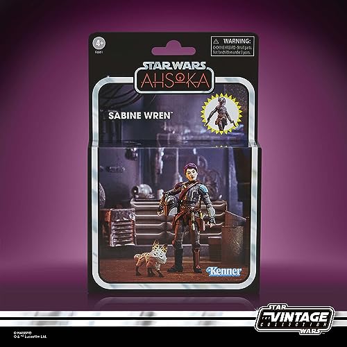 Star Wars The Vintage Collection Sabine Wren, Star Wars: Ahsoka Deluxe Collectible 3.75” Figures