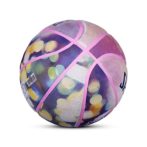 Spalding Flight Nightfall Basketball (Size-7), Multicolor