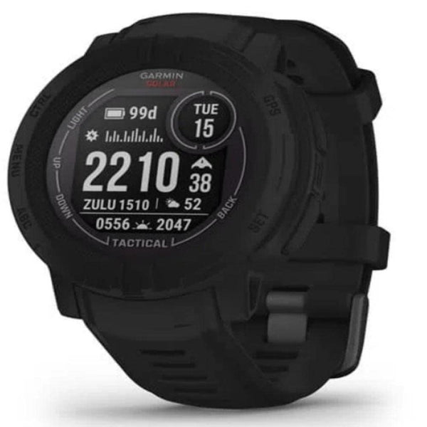 Garmin Instinct 2 SOLAR Tactical Edition, Rugged GPS Smartwatch, Built-in Sports Apps and Health Monitoring, Solar Charging, Dedicated Tactical Features and Ultratough Design Features, Black