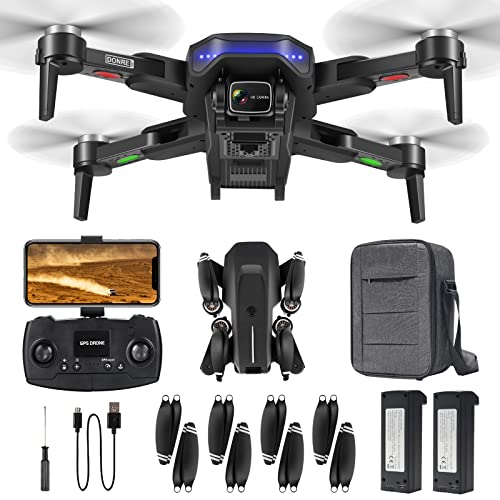 NMY GPS Drone with camera for adults 4k, Transmission Rate 5G WIFI, 40 Minutes Flight Time on 2 Batteries, Brushless Motor, Mobile Phone Control, Multi-Theft Modes, Suitable for Beginners