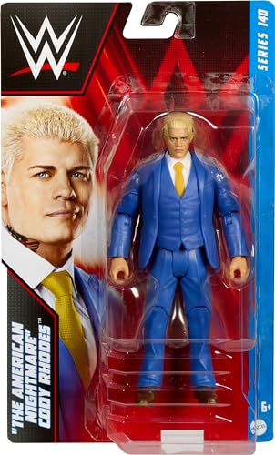 Mattel WWE Action Figures, Cody Rhodes, Basic 6-inch Collectible Figures, WWE Toys