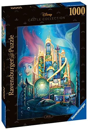 Ravensburger Disney Castles Ariel 1000 Piece Jigsaw Puzzles for Adults and Kids Age 12 Years Up - The Little Mermaid