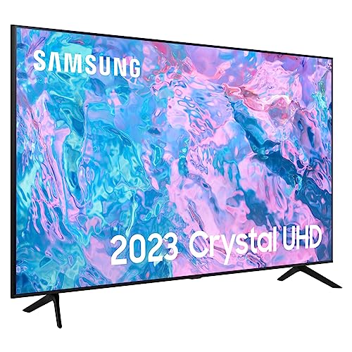 65 Inch CU7100 UHD HDR Smart TV (2023) - 4K Crystal Processor, Adaptive Sound Audio, PurColour, Built In Gaming TV Hub, Smart TV Streaming & Video Call Apps And Image Contrast Enhancer