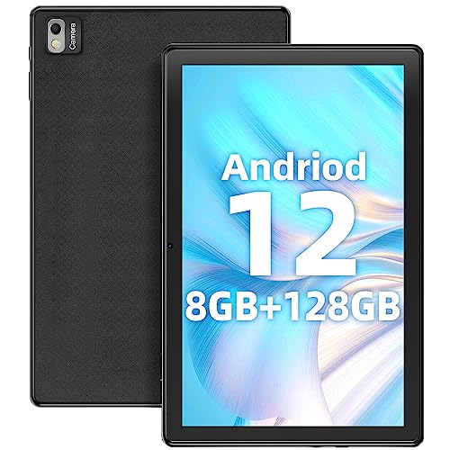 SGIN Tablet 10.1 Inch Android 12 Tablet PC 8GB RAM 128GB Storage, 800x1280 IPS Display, Octa-core Processor, WiFi, Bluetooth, GPS, Type-c, 6000mAh Battery