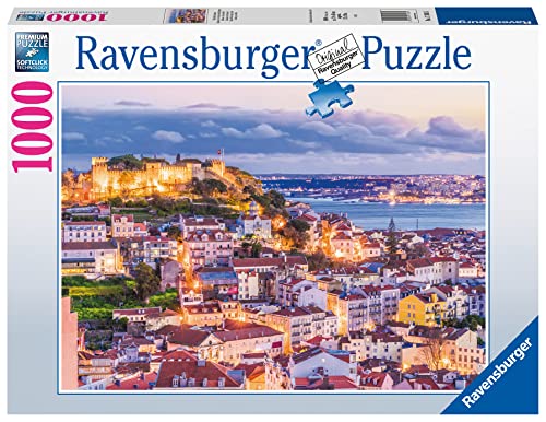 Ravensburger Lisbon & Sao Jorge Castle 1000 Piece Jigsaw Puzzle for Adults and Kids Age 12 Years Up