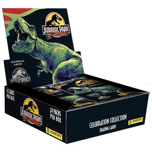 Panini Jurassic Park 30th Anniversary Trading Cards (Box of 24 Packs)