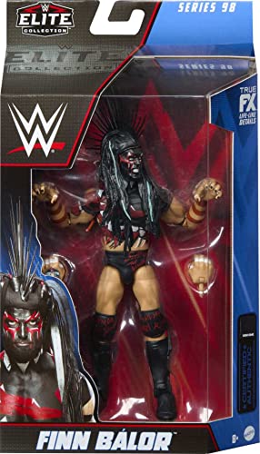 Mattel WWE Finn Balor Elite Collection Action Figure, Deluxe Articulation & Life-Like Detail with Iconic Accessories, 6-Inch