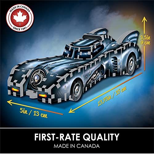 Wrebbit | Batman: Batmobile - 225 Pieces | 3D Jigsaw Puzzle | Ages 12+ |