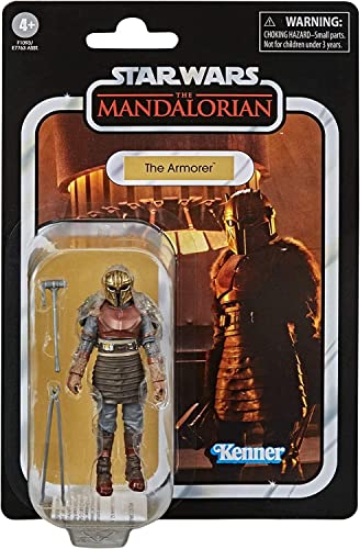 Star Wars The Vintage Collection The Armorer Toy, 9,5 cm-Scale The Mandalorian Action Figure, Toys for Kids Ages 4 and Up