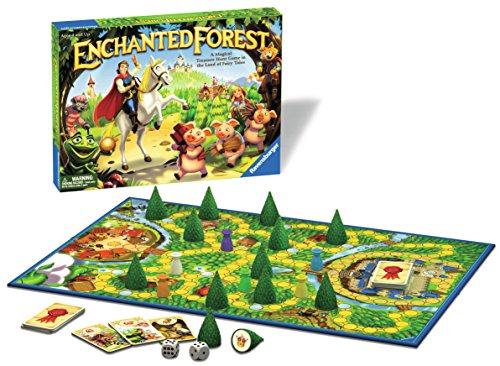 Ravensburger Enchanted Forest Classic Family Board Game for Kids Age 4 Years and Up - 2 to 4 Players - Magical Treasure Hunt