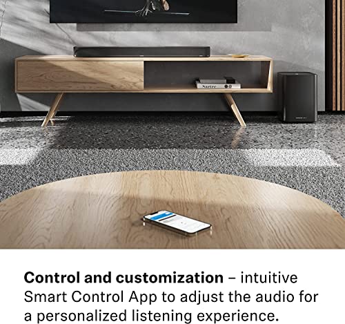 SENNHEISER AMBEO Sub for TV and Music - UK Plug - Immersive 3D Surround Sound - Thundering Deep Bass down to 27 Hz - 8" Subwoofer with a 350W Class D Amplifier - Compatible with AMBEO Soundbar family