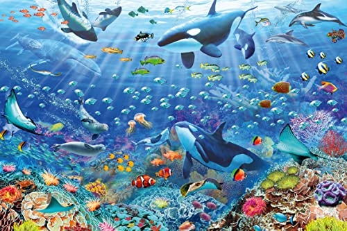 Ravensburger Colourful Underwater World 3000 Piece Jigsaw Puzzles for Adults and Kids Age 12 Years Up - Large Format