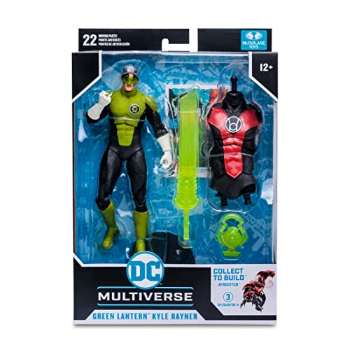 McFarlane Toys, 7-Inch DC Blackest Night Kyle Rayner Action Figure with 22 Moving Parts, Collectible DC Figure with Unique Collectible Character Card – Ages 12+