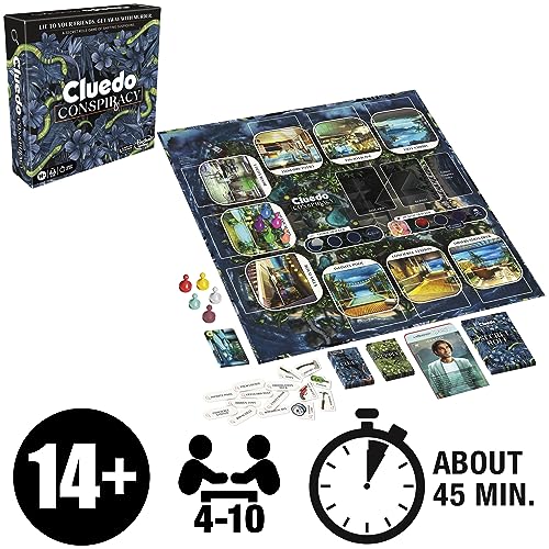 Cluedo Conspiracy Board Game for Adults and Teens