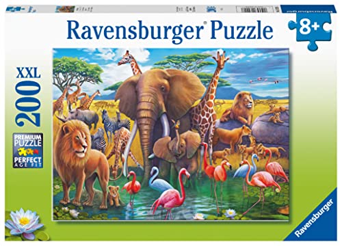 Ravensburger Exotic Safari 200 Piece Jigsaw Puzzle for Kids Age 8 Years Up