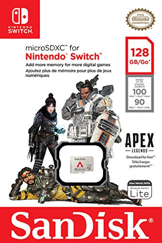 SanDisk 128GB Apex Legends microSDXC card for Nintendo Switch, Nintendo-licensed Product