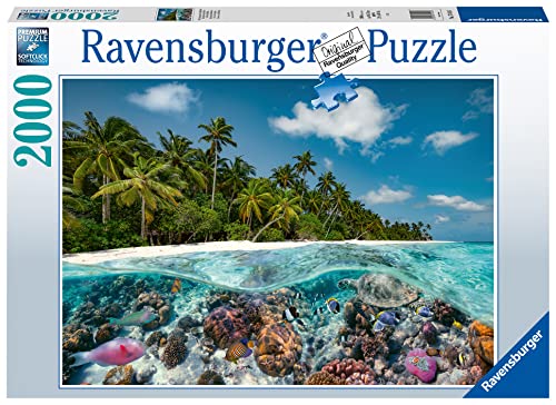 Ravensburger A Dive in the Maldives 2000 Piece Jigsaw Puzzles for Adults and Kids Age 12 Years Up