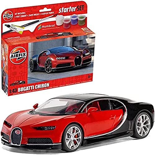 Airfix A55005 Starter Sets-Bugatti Chiron, Various