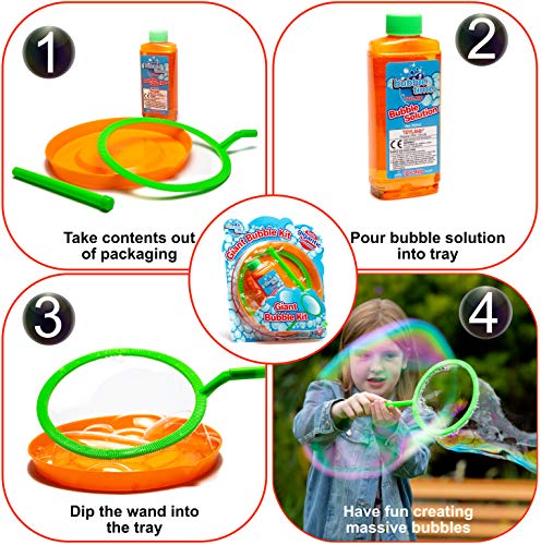 Toyland® Giant Bubble Making Kit/Solution - Create Huge Bubbles - Outdoor Toys - Garden Games (Bubble Kit)