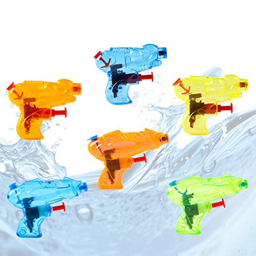 VEYLIN Water Gun, 12 Pack Water Pistols for Kids Small Pistol Guns Outdoor Beach Garden Toy Pool Bath Party Water Fighting