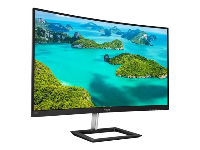 Philips 328E1CA - 32 inch Curved 4K Monitor, 60Hz, 4ms, VA, Speakers, Flicker Free, Adaptive Sync (3840 x 2160 @ 60 Hz, 250 cd/m², 4 ms, HDMI2.0 / DP1.2)