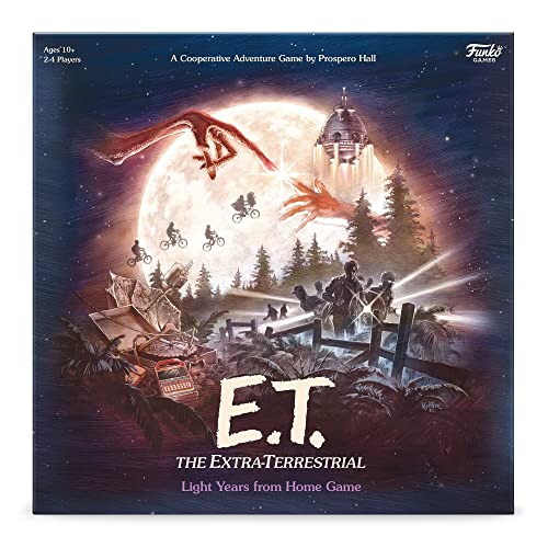 Funko Signature Games: E.T. Light Years from Home Cooperative Strategy Board Game For Children And Adults (Ages 10+) Ideal for 2-4 Players With a 30 Minute Game Time For Family Fun 62998