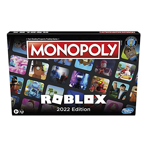 Monopoly: Roblox 2022 Edition Game, Monopoly Board Game, Buy, Sell, Trade Popular Roblox Experiences
