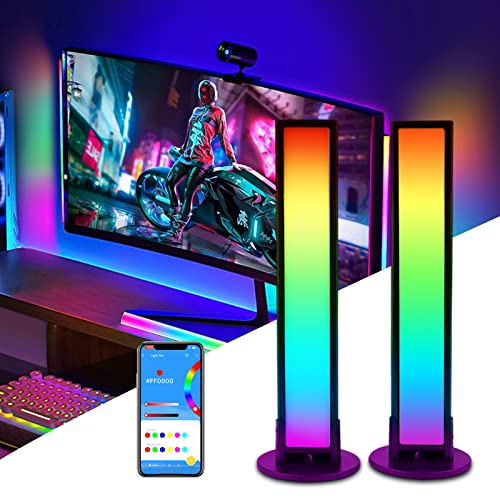 Smart LED Light Bar, RGB Light Bar Lamp Ambiance Gaming Lights with Multiple Lighting Effects and Music Modes for Gaming Room, PC, PC Accessories, Gaming Desk Accessories, Mood Light with App Control