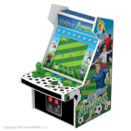 My Arcade All Star Arena Micro Player- Fully Portable Mini Arcade Machine with 307 Retro Games, 2.75" Screen