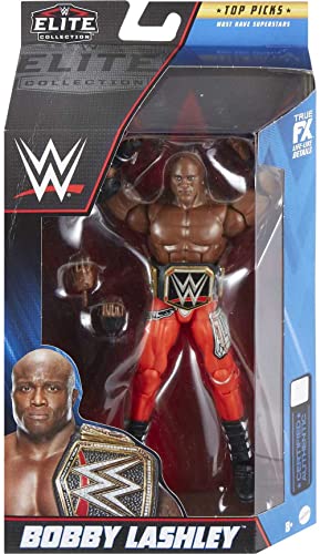 Mattel WWE Bobby Lashley Top Picks Elite Collection Action Figure, Articulation & Life-Like Detail, Interchangeable Accessories, 6-inch