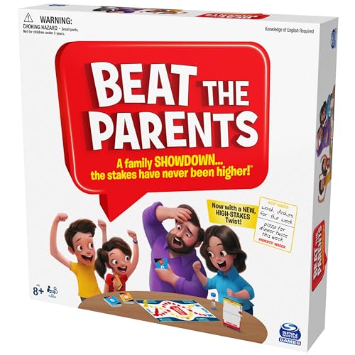 Spin Master Games Beat The Parents Board Game for Families and Kids aged over 8