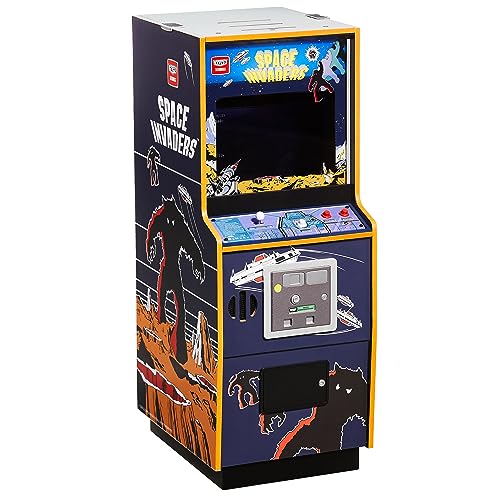 Quarter Arcades Official Space Invaders I 1/4 Sized Mini Arcade Cabinet by Numskull – Playable Replica Retro Arcade Game Machine – Micro Retro Console