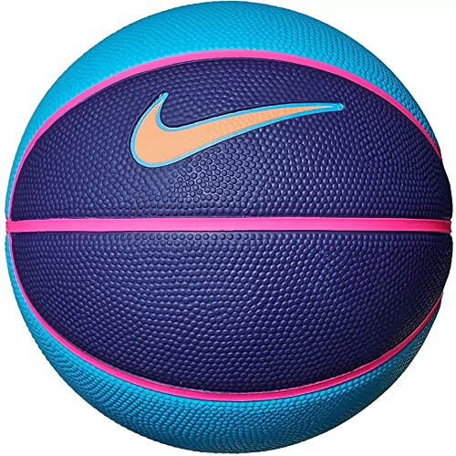 Nike Unisex - Adult Swoosh Skills Basketball, Laser Blue/Deep Royal Blue/Hyper Pink/Orange Trance, 3