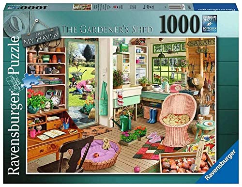 Ravensburger My Haven No. 8 The Garden Shed 1000 Piece Jigsaw Puzzle for Adults & for Kids Age 12 & Up