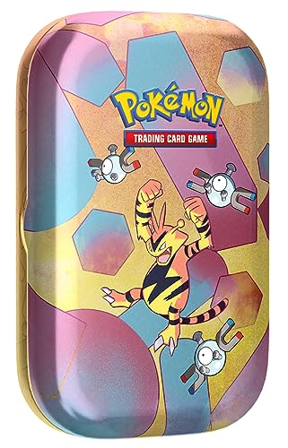 Pokémon TCG: Scarlet & Violet—151 Mini Tin – Electabuzz (2 Booster Packs, 1 Coin & 1 Art Card)