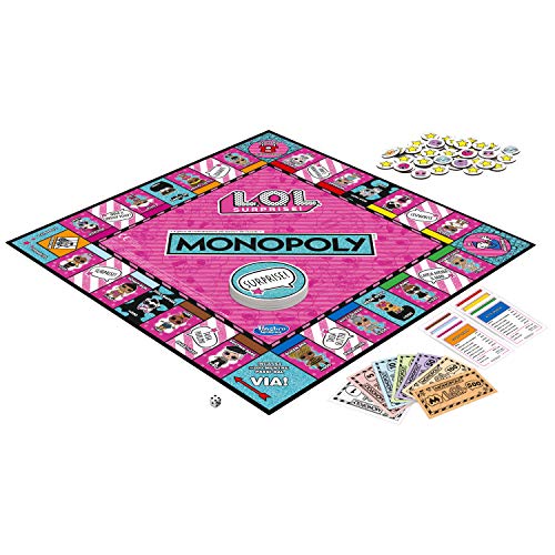 Hasbro Monopoly Monopoly L.O.L, multicoloured, E7572103