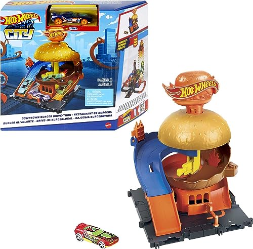 Mattel - Hot Wheels City Burger Blitz Playset