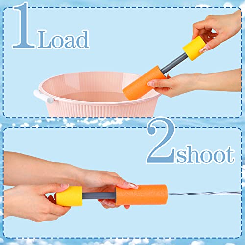 VEYLIN Water Pistol, 6 Pack Mini Water Gun for Kids Squirt Guns for Kids Outdoor Water Toys Water Fighting Play Toys