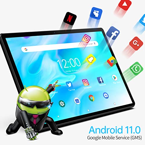 VASOUN Tablet 10 inch, Android 11 Tablet, 3GB RAM 64GB ROM,1280 x 800 HD IPS Display, 1.6GHZ Quad Core Processor, Dual Camera, Bluetooth, Tablet with WIFI