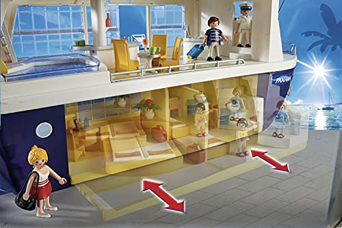 Playmobil 6978 Family Fun Cruise Ship, outdoor toy, fun imaginative role play, playsets suitable for children ages 4+